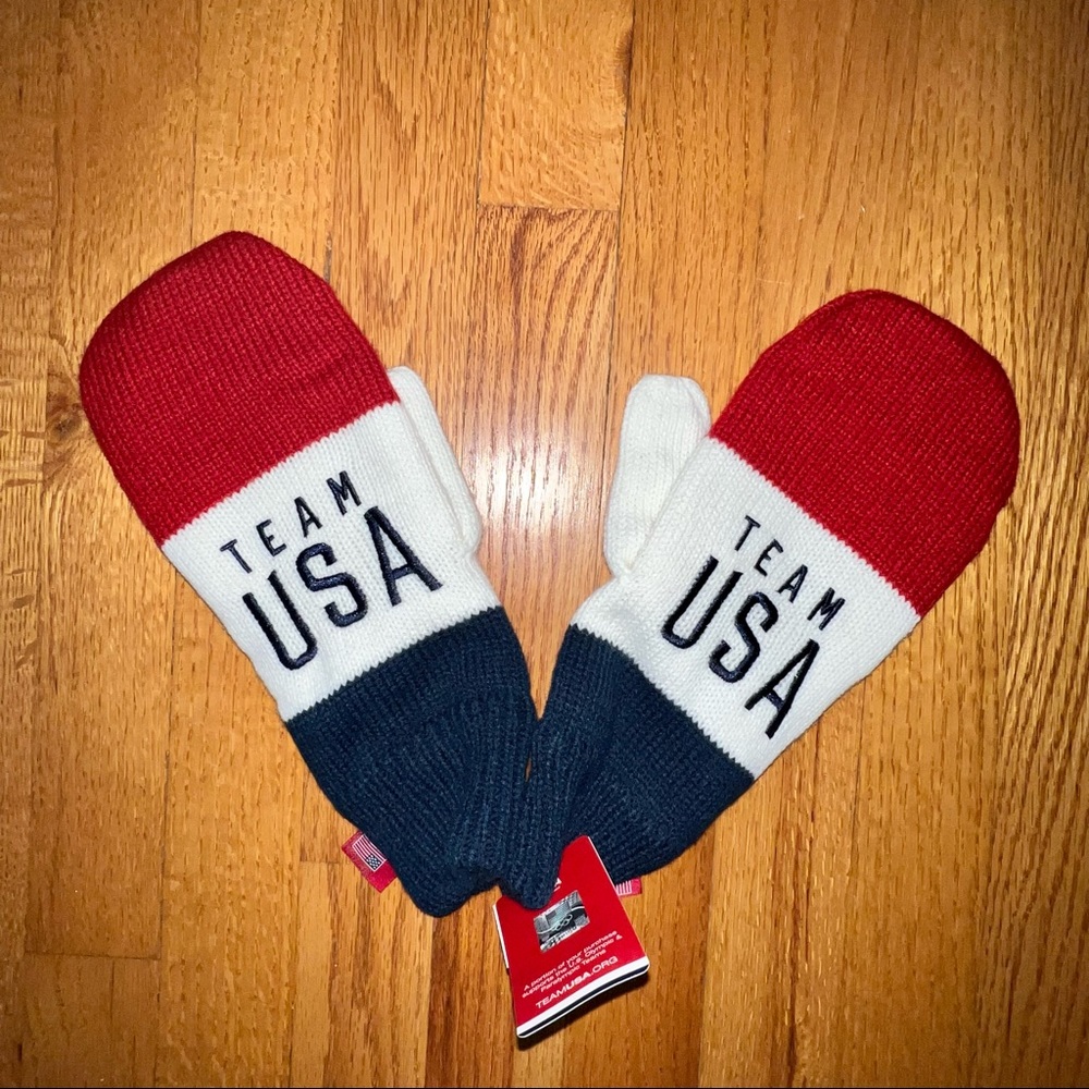 Team USA Team Color Lined Mittens (unisex) -$40 - Olympics apparel - NWT